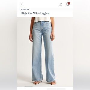Abercombie High Rise Wide Leg NWT